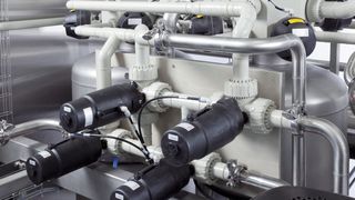 Fortschrittliche Enthärterkontrolle mit Multiblockventilen (BWT)