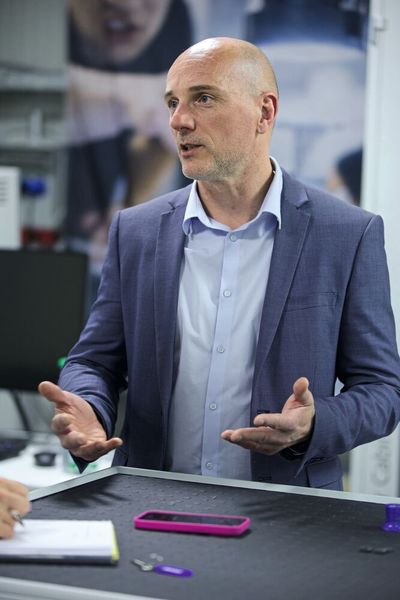 Johann Richard, Manufacturing Unit Manager chez Sonceboz. (Source : Roland J Keller)