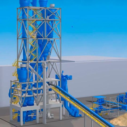 Als Pionier in der Herstellung von aktiviertem Ton wird Cimpor Global Holdings auch der weltweit größte Hersteller von aktiviertem Ton werden.(Bild:  Thyssenkrupp Polysius)