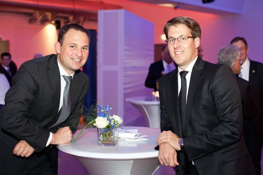 Andreas Peter (Autohausgruppe Peter) und Thomas Klein (Mercedes Benz Niederlassung Mainfranken) (VBM)