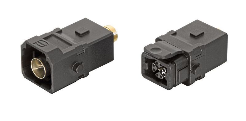 Sie eignet sich besonders für den Anschluss dezentraler Verbraucher, ermöglicht ein modulares Anlagen-Design und unterstützt die Miniaturisierung in Maschinenbau und Automation.   (Harting)