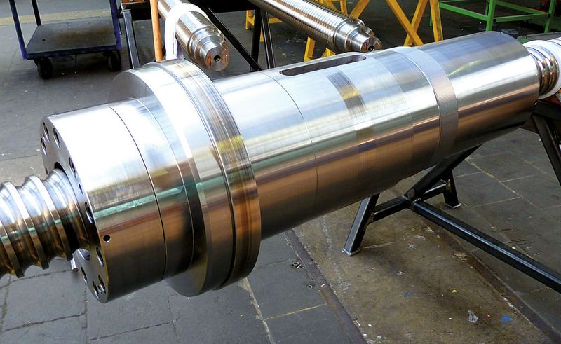 Bild 2: Die dynamische Tragzahl dieser Hochleistungsspindel liegt bei 560 t.  (Bild: Blis)