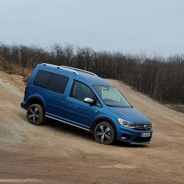 Auch die Kastenwagen-Version macht im Gelände eine gute Figur. (VW)