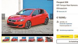 Dass Händler ihre gebrauchten Autos auf einschlägigen Online-Plattformen zum Verkauf anbieten, ist für die Frage nach dem Widerrufsrecht nicht maßgeblich. Entscheidend ist, ob sie regelmäßig Autos an Kunden verkaufen, ohne dass diese sie vorher besichtigt haben. (Bild: Screenshot – »kfz-betrieb«)
