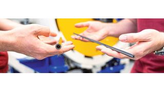 Das besondere Thermoforming-Verfahren von Ceramdis ermöglicht die wirtschaftliche Herstellung von Bauteilen mit einem Durchmesser von 0.5 bis 16 mm mit einer Länge bis max. 700 mm. (Ceramdis)