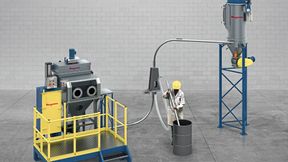 Das Vakuumfördersystem wurde zum Entleeren von Behältern und Säcken entwickelt. (Bild: Flexicon)