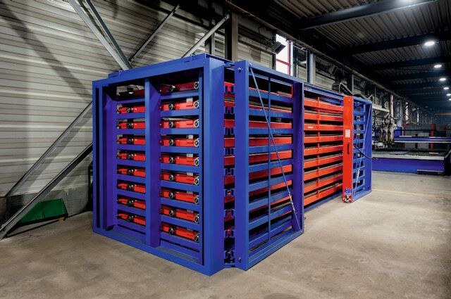 Bei Nichtgebrauch lässt sich der Vorbau platzsparend einklappen. (Bild: Bartels)