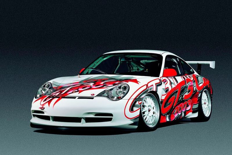 Der Porsche 911 GT3 Cup (996) wurde von 2000 bis 2004 eingesetzt. (Porsche)
