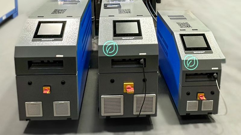 Live-Anwendung mit exakt  aufeinander abgestimmter Temperierung und Wassermengenverteilung.(Bild:  Technotrans)