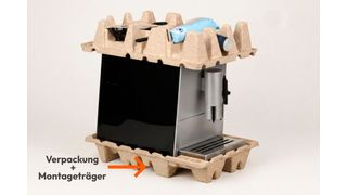 Ob sich die Kombination aus Verpackung und Montageträger wirtschaftlich rechnet, entscheidet nicht der Stückpreis des Trägers. (Bild: Buhl-Paperform)