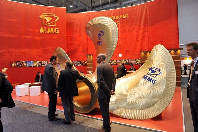 Die Mecklenburger Metallguss GmbH (MMG) ist der größte Hersteller von Festpropellern weltweit.  (Bild: Messe Hamburg)