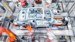 Die Autoproduktion steht in Europa aktuell fast komplett still. (Bild: Audi)
