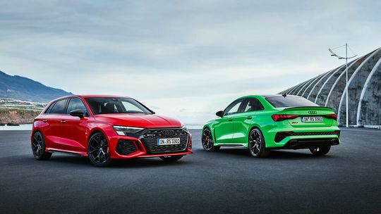 Ab sofort nimmt Audi Bestellungen für den RS3 entgegen.(Bild:  Audi)
