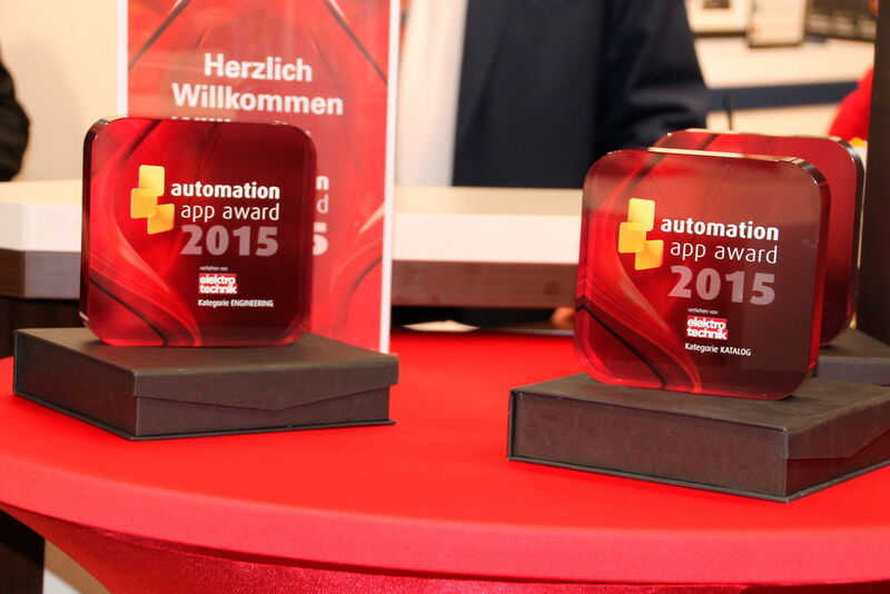 Unter allen neun Shortlist-Platzierten wurden am 25. November 2015 auf der SPS IPC Drives in Nürnberg die drei besten Automatisierungs-Apps mit dem automation app award von elektrotechnik gekürt. (elektrotechnik)