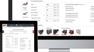 Mit dem Online-Tool „Antriebsauslegung“ gehören komplizierte Berechnungen der Vergangenheit an.  (SEW-Eurodrive)