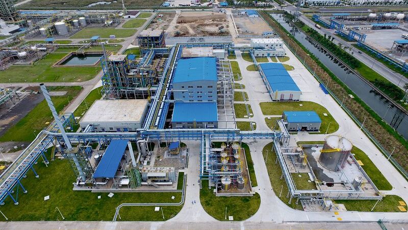 Akzo Nobel's Ningbo DCP plant is the largest of its kind in the world. (Akzo Nobel)