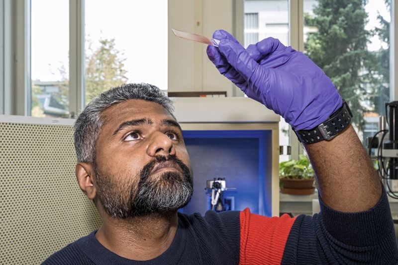 Empa-Forscher Dr. Peter Nirmalraj will einen neuen Bluttest entwickeln, mit dem eine sich anbahnende Demenz zu erkennen ist. (Empa)