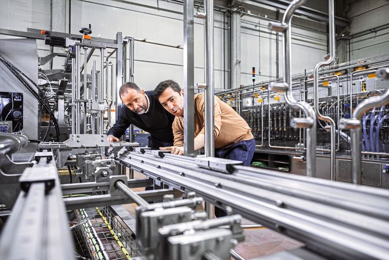 Ignacio Garcia (r.) ist für Mespack erster Ansprechpartner bei Franke. (Bild: Franke GmbH)