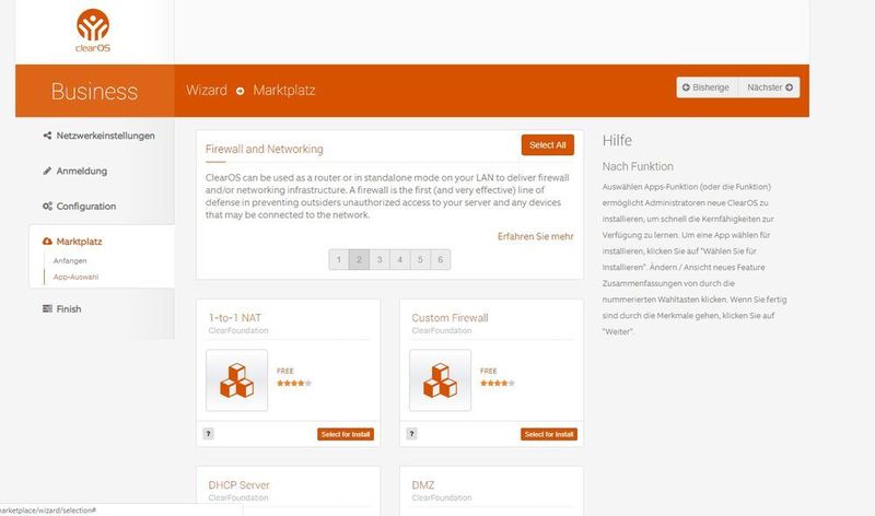Über den Marktplatz lassen sich die Funktionen erweitern und zusätzliche Apps installieren. (Clear / Joos)