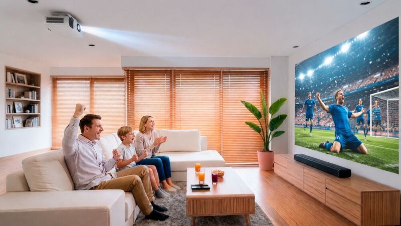 Der 4K-Laser-Heimkino-Projektor EH-LS6000 und seine Schwestermodellen EH-LS5000, EH-LS7000 und EH-LS7500 sind mit dem  Mediatek-SoC MT9681 ausgestattet. Der mit einer NPU ausgestattete Chip soll mittels der AI-PQ-Technologie Gesichter und Szenen in Echtzeit erkennen und die Darstellung optimieren.(Bild:  Epson)