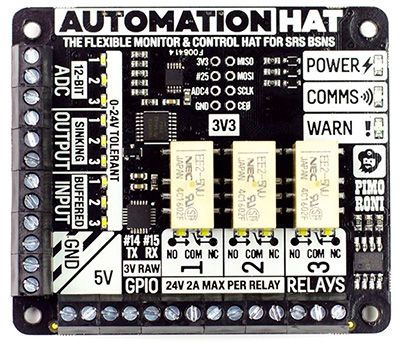 Raspberry Pi in der Industrie: Erweiterungsplatine Automation-HAT PIM213 Raspberry Pi in der Industrie: Erweiterungsplatine Automation-HAT PIM213