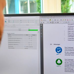 Das Modul ist auf die Maschinenrichtlinie ausgerichtet und hält die erforderlichen Inhalte sowie den Aufbau der Dokumente bereits vollständig vor.