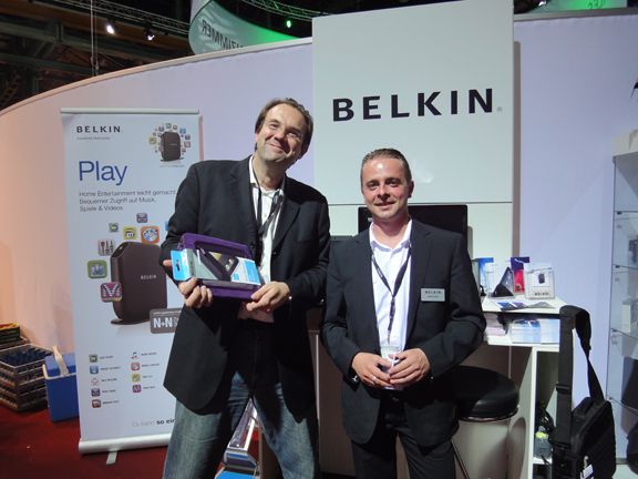 Jörg Sahlmann, Amaro, und Marius Florea, Belkin (Archiv: Vogel Business Media)