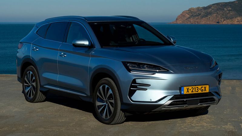 BYD tritt mit dem Seal U unter anderem gegen den VW ID 4 an.(Bild:  BYD)