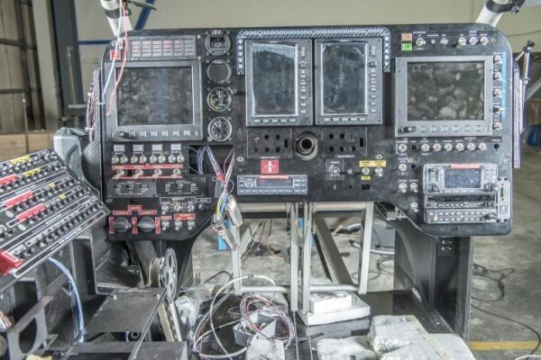 Die Cockpit-Instrumente der SI2. (Solar Impulse)