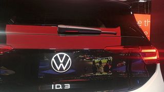 VW hat den ID 3 in Frankfurt auf der IAA präsentiert. Der Stromer basiert auf der E-Plattform MEB. (Svenja Gelowicz/Automobil Industrie)