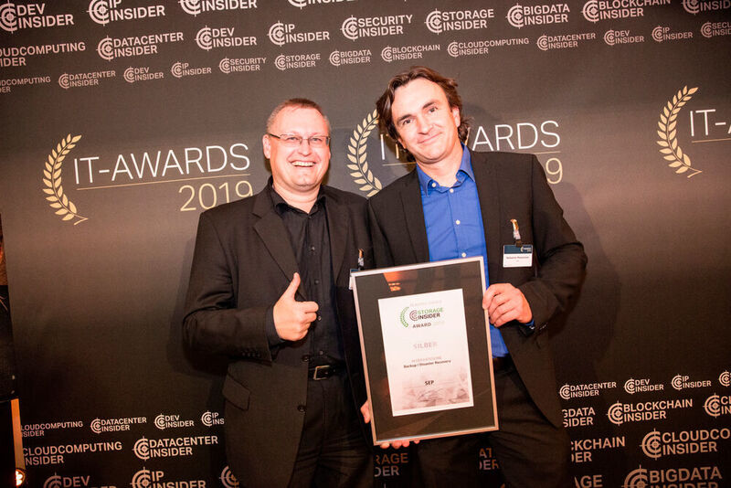 SEP bekommt einen Storage-Insider-Award in der Kategorie 