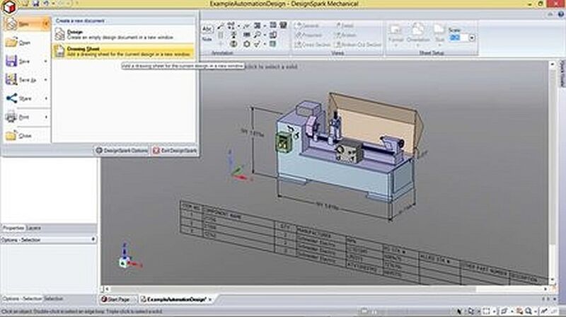 DesignSpark Mechanical Drawing: Kostenpflichtiges Zusatzmodul (Bild: RS Components)