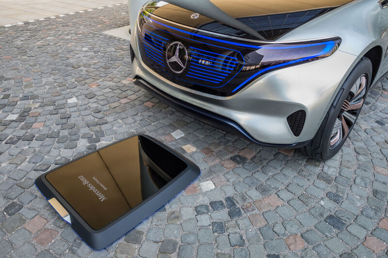 Das „Concept EQ“ von Mercedes-Benz beherrschte bereits 2016 das induktive Laden. Edag hat jetzt ein neues Verfahren zum Patent angemeldet.
