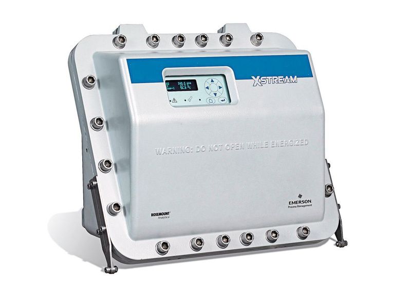 Die X-Stream Prozessgas-Analysegeräte senden ihre analogen Prozesssignale an ein Analysegerät Modell 1056. (Bild: Emerson Process Management)