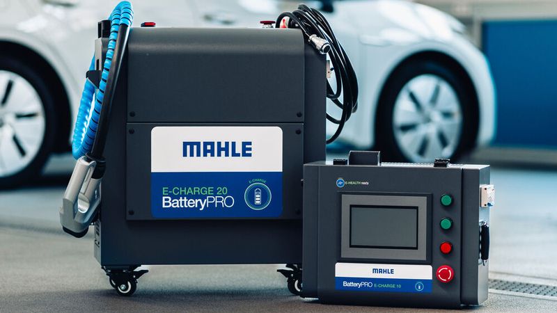 Freien Werkstätten bietet Mahle ein Diagnosesystem, mit dem sie unter anderem den Zustand der Batterien bestimmen können. (Bild: Mahle)