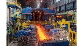Das Duisburger Warmbandwerk 4 von Thyssenkrupp Steel Europe hat nach einem Brand wieder die Produktion aufgenommen ... (Bild: thyssenkrupp Steel Europe AG)