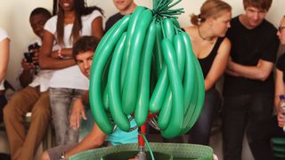 Die meisten mit Flüssigkeit gefüllten Getränkedosen transportierte das Team „Aerogreen“: 36 volle Dosen à 0,33 Liter. (Bild: Hochschule Heilbronn)