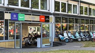Neuer Vespa-Shop von König in der Kieler Straße in Hamburg. (Bild: Autohaus König)