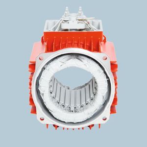 Innenanstrich mit speziellem Überzugslack, Korrosionsschutz, Oberfächenschutz.(Bild:  SEW-EURODRIVE)