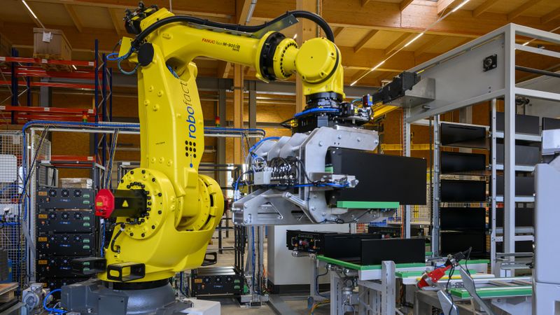 Im schweizerischen Biberist bei Zürich hat Libattion eine neue Produktionsanlage zum Upcycling gebrauchter E-Auto-Akkus eröffnet.(Bild:  Libattion)