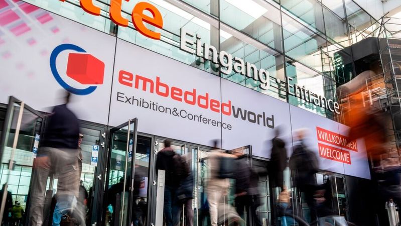 Die embedded world 2026 findet vom 10. bis zum 12. März 2026 statt.(Bild:  NürnbergMesse / Thomas Geiger)