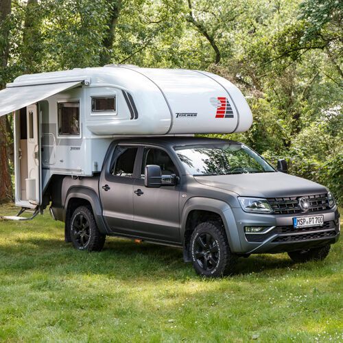 Tischer zeigt, dass sich auch ein VW Amarok als Basis für einen Campingaufbau eignet. Tischer zeigt, dass sich auch ein VW Amarok als Basis für einen Campingaufbau eignet.