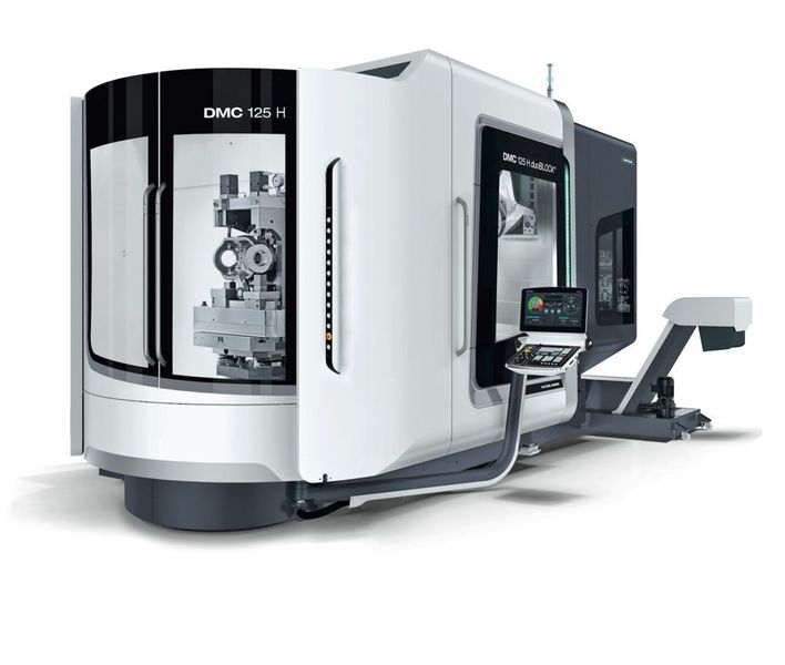 Mit der DMC 100 H Duoblock und der DMC 125 H Duoblock komplettiert DMG Mori im innovativen Doppelschlag die Baureihe seiner Horizontalzentren in Duoblock-Bauweise (auch) für die Schwerzerspanung. (Bild: DMG Mori)