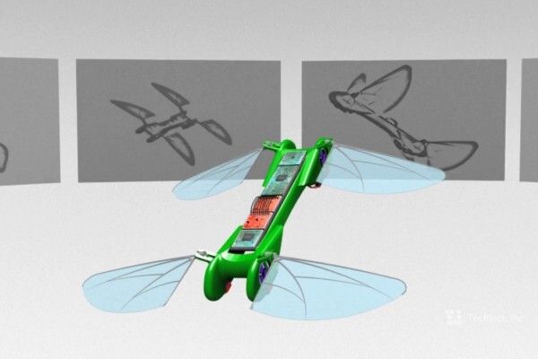 Computer-Animation der Dragonfly (TechJect)