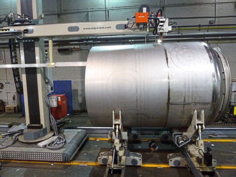 Ein Automatenträger zum Plasmastichlochschweißen. (Bild: Mig-o-mat)