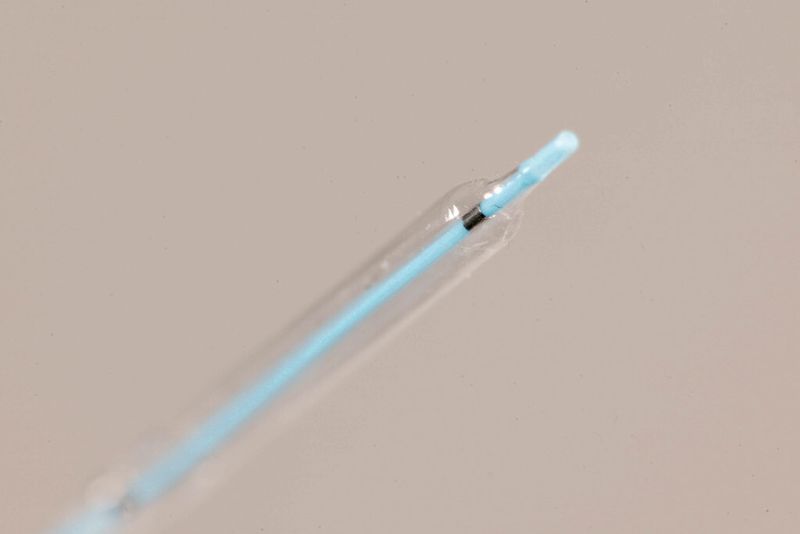Bild 3:  Das Radialschweißen ist beim Ballonkatheter Mittel der Wahl, da eine besonders sichere, feste und hygienische Schweißung notwendig ist. (Bild: LPKF)