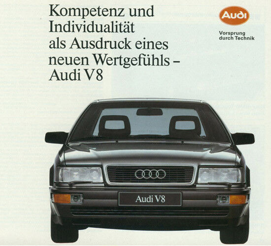 Kompetenz und Individualität: Audi-Werbung anno 1992. (Foto: Audi)