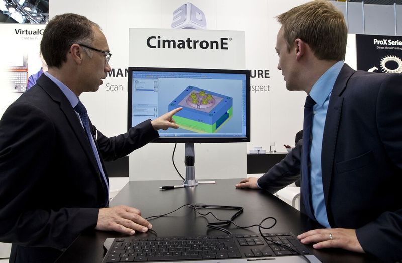 Mouldig Expo 2015: Fa. Cimatron GmbH stellt Ihre Konstruktionssoftware in der Oskar-Lapp-Halle (Halle 6) Stand 6B37 vor. (Bild: Landesmesse Stuttgart GmbH / Uli Regenscheit)