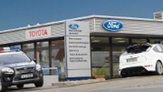 Das Autohaus Arnold steht in Filderstadt für Ford und Toyota. (Foto: Sven Kurzweg)