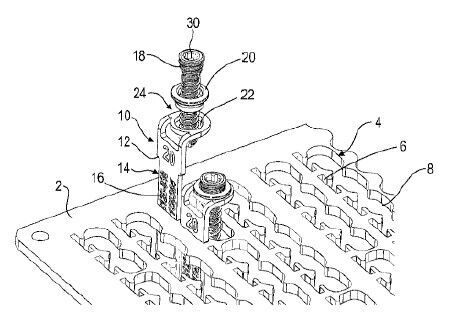 Ein Verfahren und eine Vorrichtung zum Nachverfolgen eines Implantats.(Bild:  MAXXOS - Medical GmbH/DPMA)